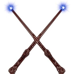 Set of 10 Magic Wands illuminated with lights and sounds.
